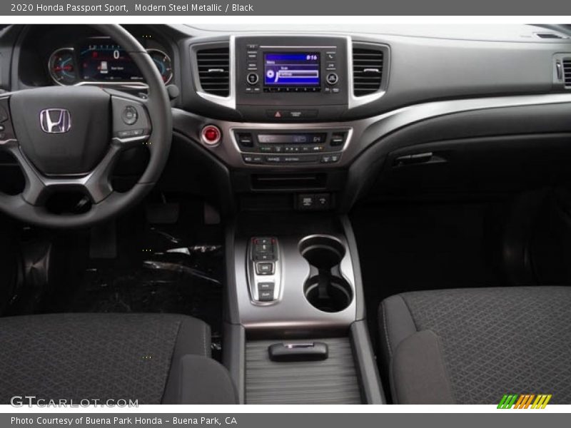 Modern Steel Metallic / Black 2020 Honda Passport Sport