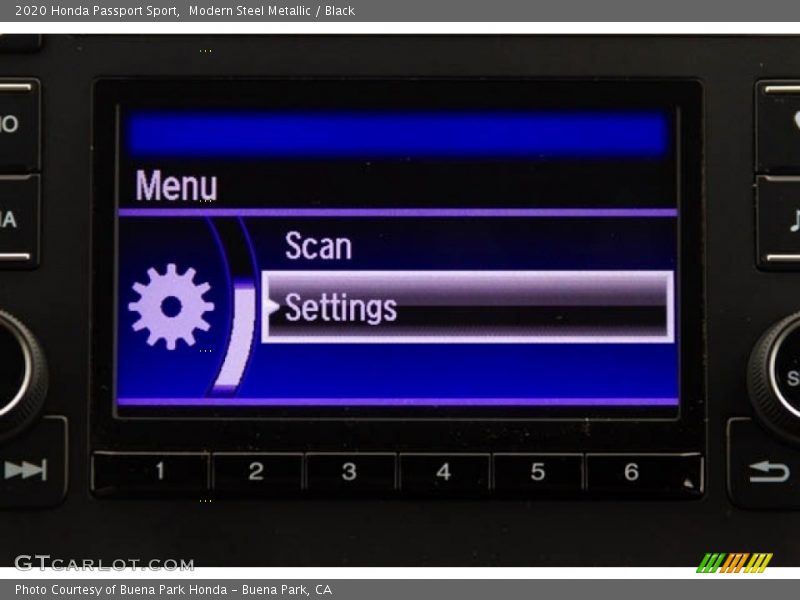 Modern Steel Metallic / Black 2020 Honda Passport Sport