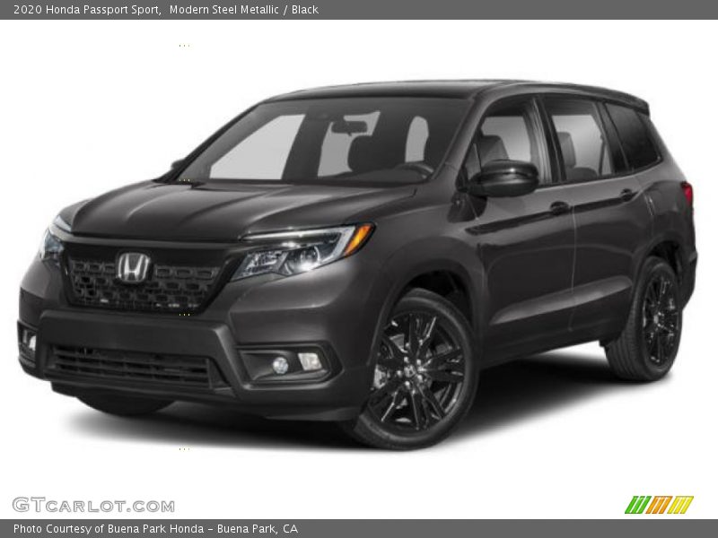 Modern Steel Metallic / Black 2020 Honda Passport Sport