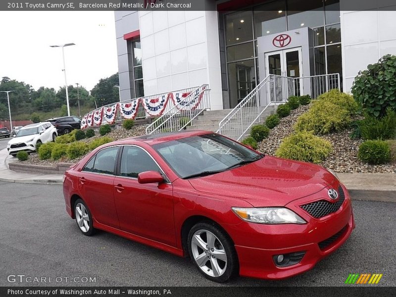 Barcelona Red Metallic / Dark Charcoal 2011 Toyota Camry SE
