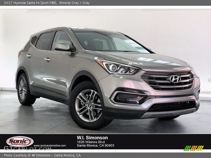 Mineral Gray / Gray 2017 Hyundai Santa Fe Sport FWD