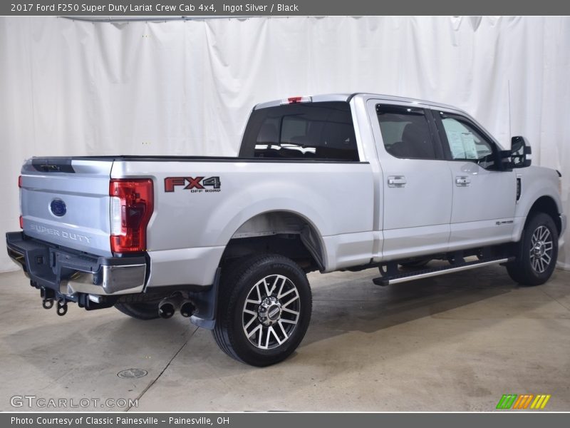 Ingot Silver / Black 2017 Ford F250 Super Duty Lariat Crew Cab 4x4