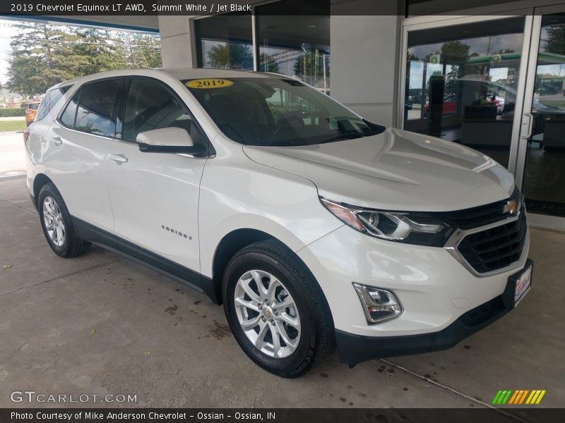 Summit White / Jet Black 2019 Chevrolet Equinox LT AWD
