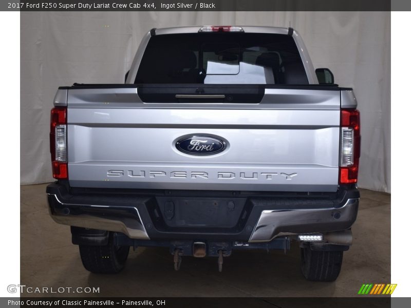 Ingot Silver / Black 2017 Ford F250 Super Duty Lariat Crew Cab 4x4