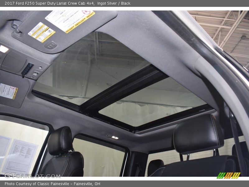 Ingot Silver / Black 2017 Ford F250 Super Duty Lariat Crew Cab 4x4