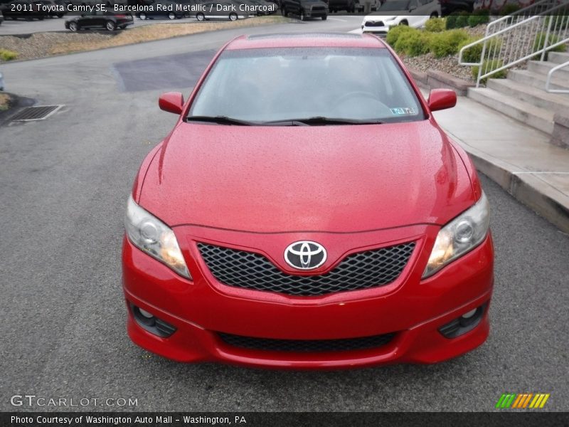 Barcelona Red Metallic / Dark Charcoal 2011 Toyota Camry SE
