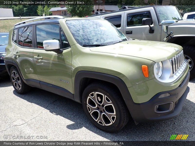 Commando Green / Black 2015 Jeep Renegade Limited