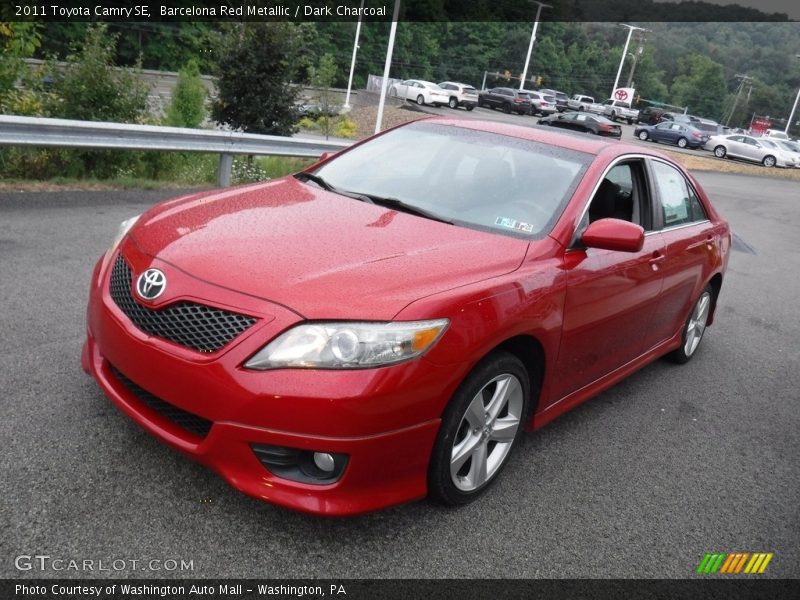 Barcelona Red Metallic / Dark Charcoal 2011 Toyota Camry SE