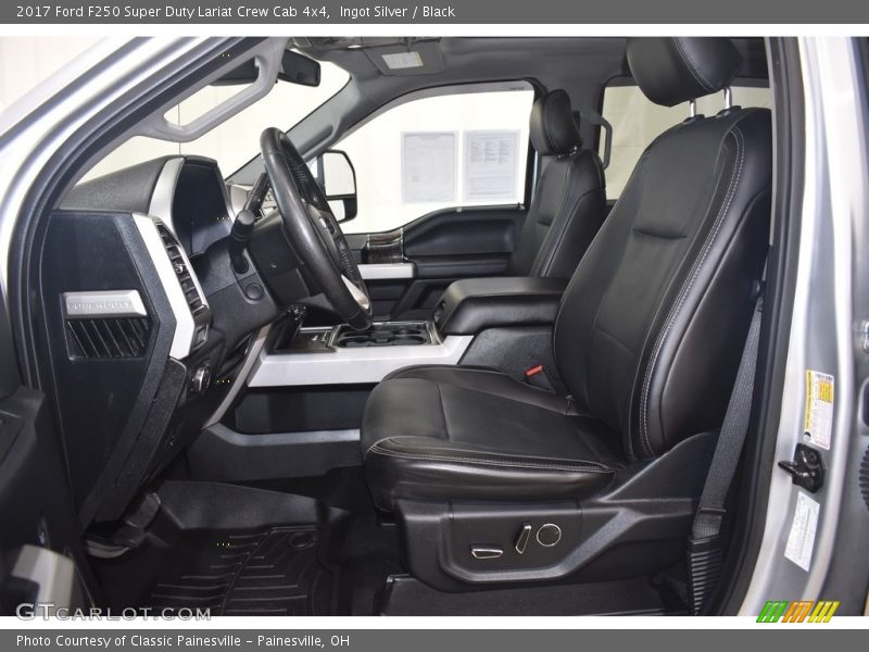 Ingot Silver / Black 2017 Ford F250 Super Duty Lariat Crew Cab 4x4