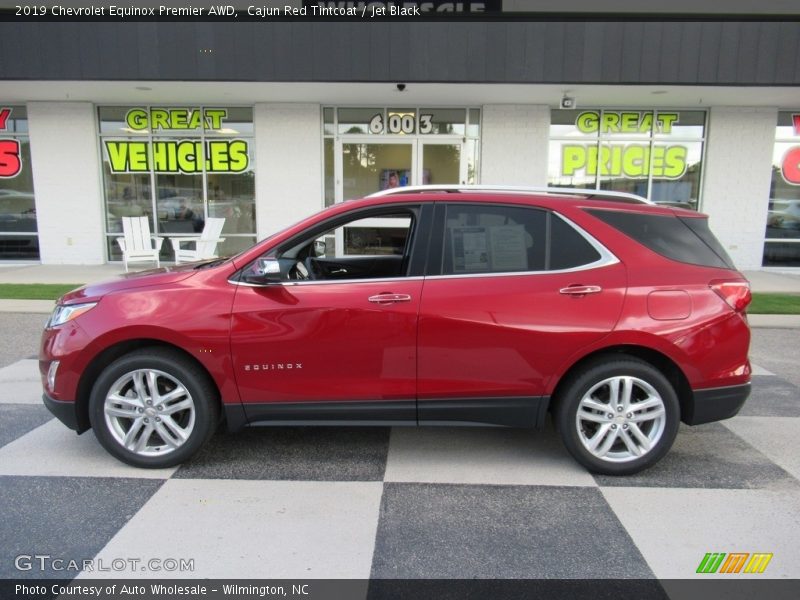 Cajun Red Tintcoat / Jet Black 2019 Chevrolet Equinox Premier AWD