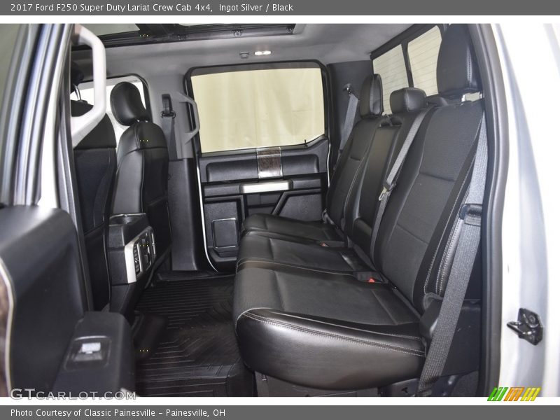 Ingot Silver / Black 2017 Ford F250 Super Duty Lariat Crew Cab 4x4