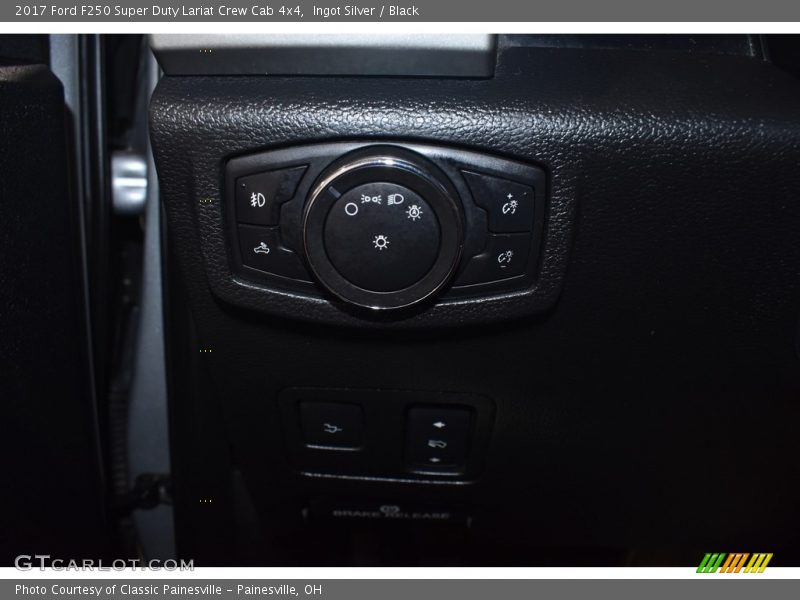Ingot Silver / Black 2017 Ford F250 Super Duty Lariat Crew Cab 4x4