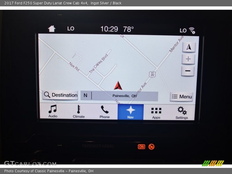 Ingot Silver / Black 2017 Ford F250 Super Duty Lariat Crew Cab 4x4