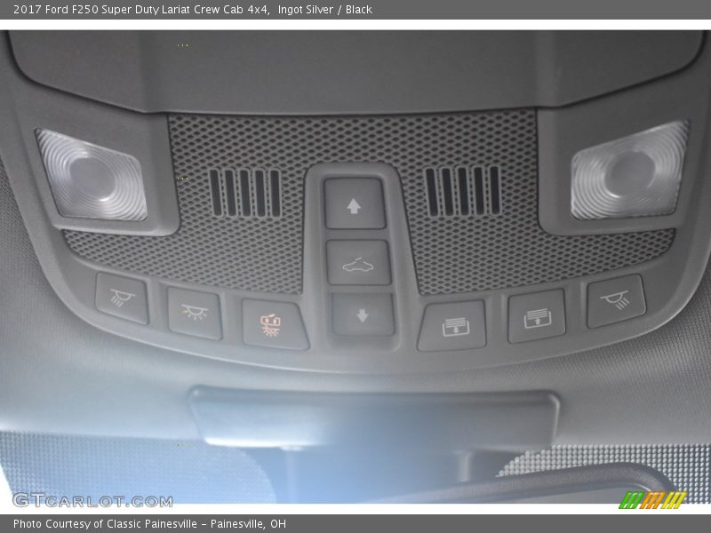 Ingot Silver / Black 2017 Ford F250 Super Duty Lariat Crew Cab 4x4
