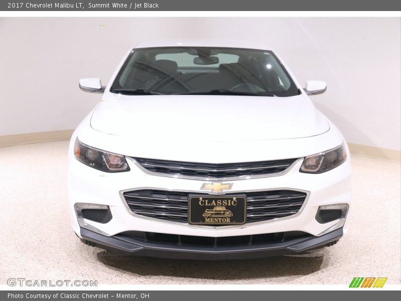 Summit White / Jet Black 2017 Chevrolet Malibu LT