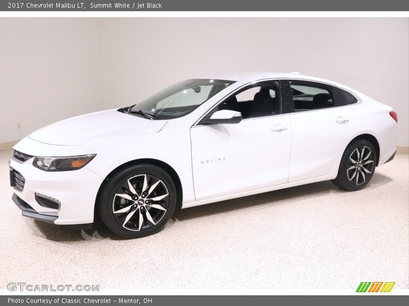 Summit White / Jet Black 2017 Chevrolet Malibu LT