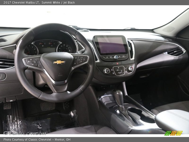 Summit White / Jet Black 2017 Chevrolet Malibu LT