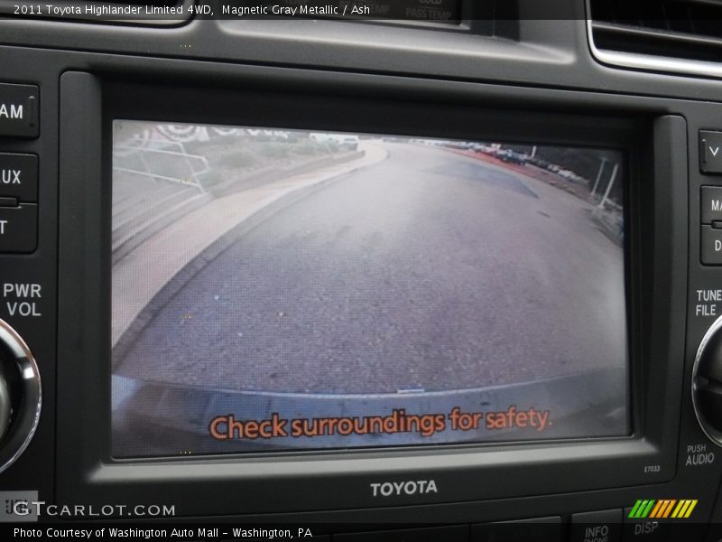 Magnetic Gray Metallic / Ash 2011 Toyota Highlander Limited 4WD
