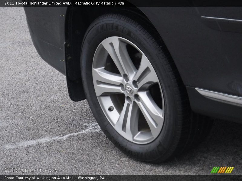 Magnetic Gray Metallic / Ash 2011 Toyota Highlander Limited 4WD