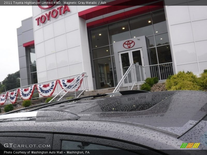 Magnetic Gray Metallic / Ash 2011 Toyota Highlander Limited 4WD
