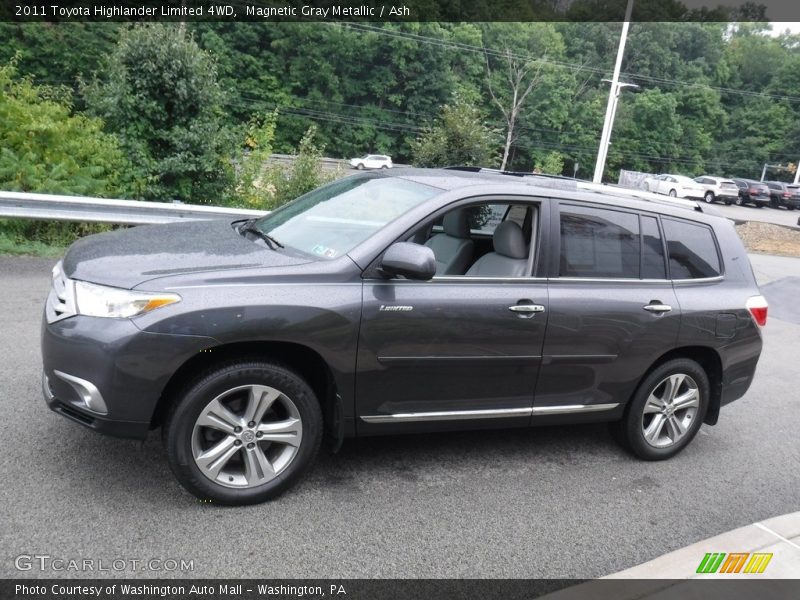 Magnetic Gray Metallic / Ash 2011 Toyota Highlander Limited 4WD