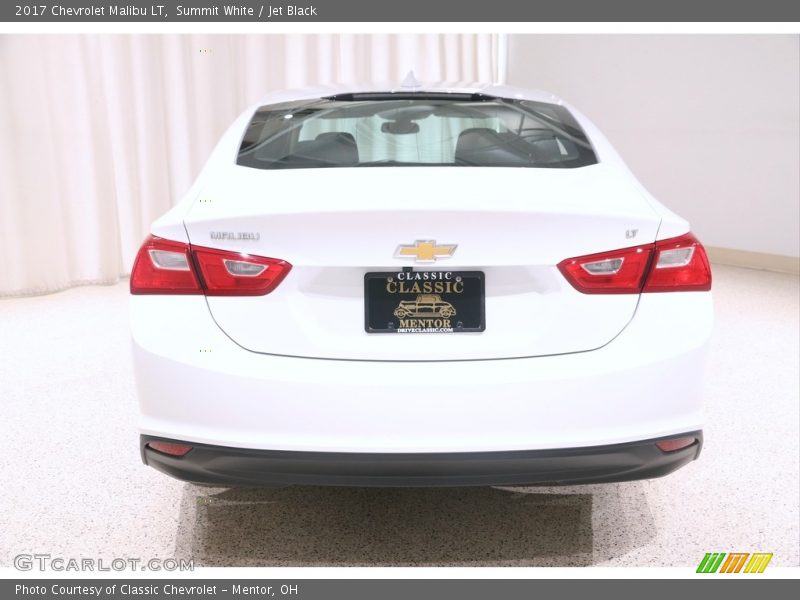 Summit White / Jet Black 2017 Chevrolet Malibu LT