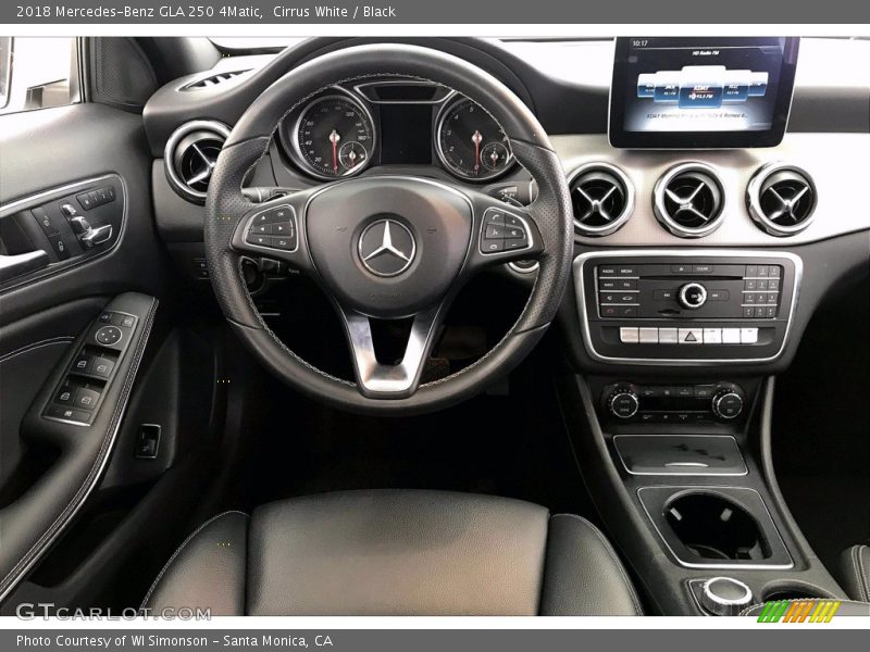 Cirrus White / Black 2018 Mercedes-Benz GLA 250 4Matic