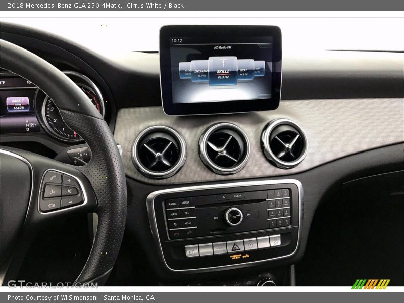 Cirrus White / Black 2018 Mercedes-Benz GLA 250 4Matic