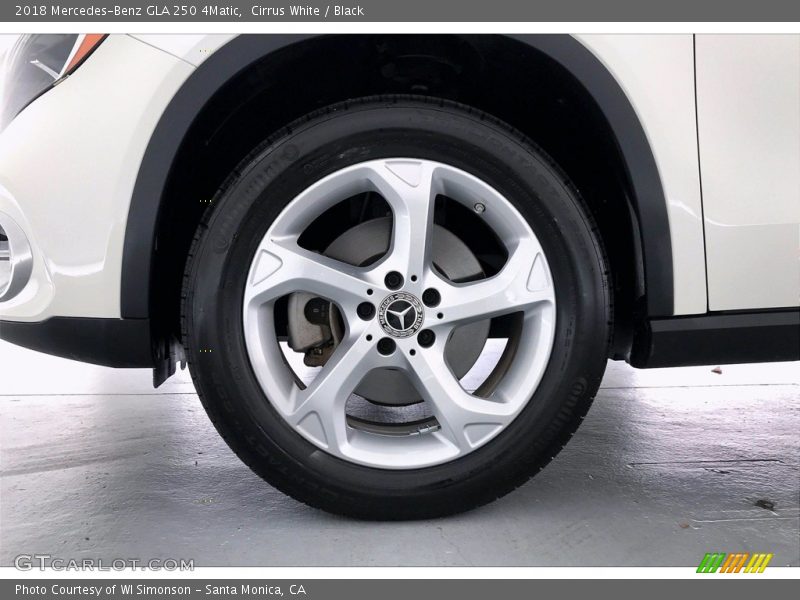 Cirrus White / Black 2018 Mercedes-Benz GLA 250 4Matic