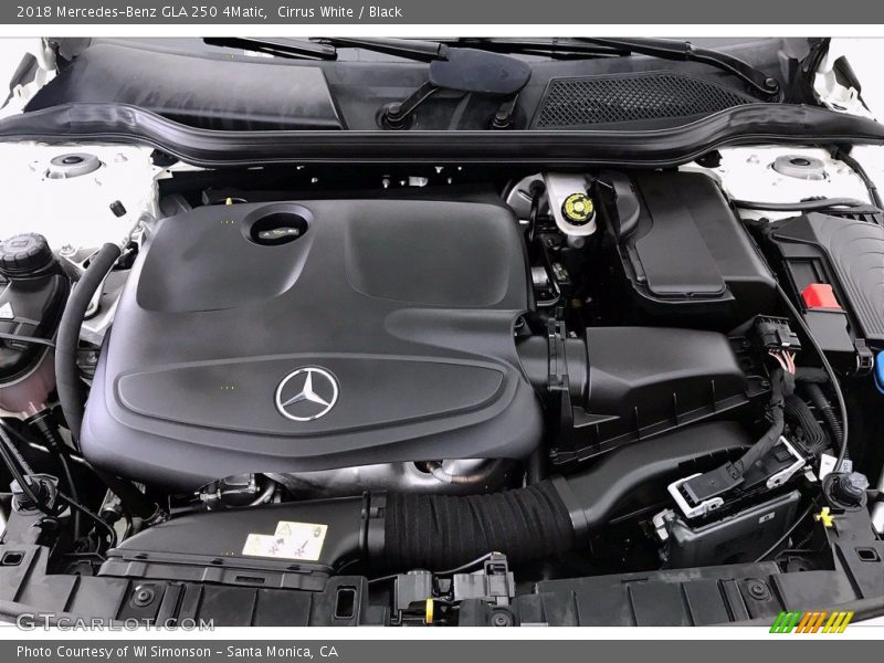 Cirrus White / Black 2018 Mercedes-Benz GLA 250 4Matic