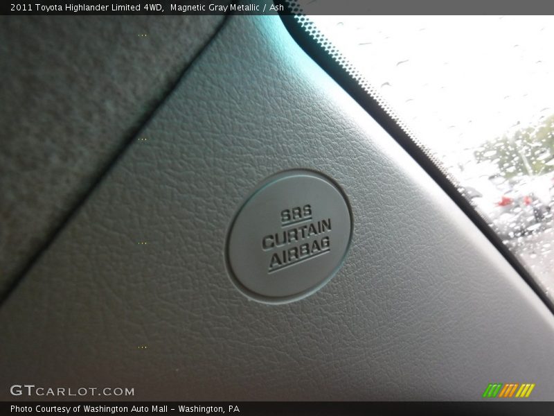 Magnetic Gray Metallic / Ash 2011 Toyota Highlander Limited 4WD