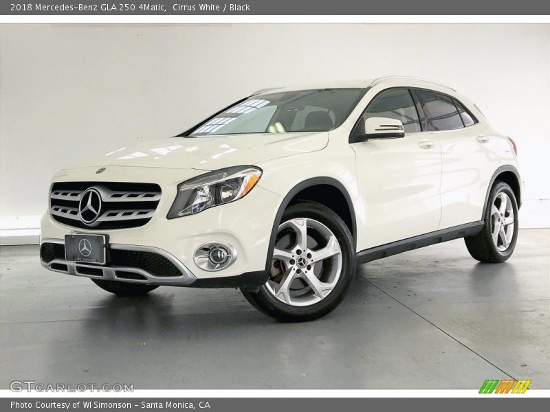 Cirrus White / Black 2018 Mercedes-Benz GLA 250 4Matic