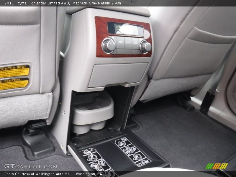 Magnetic Gray Metallic / Ash 2011 Toyota Highlander Limited 4WD