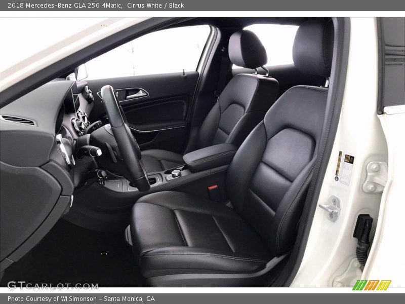 Cirrus White / Black 2018 Mercedes-Benz GLA 250 4Matic