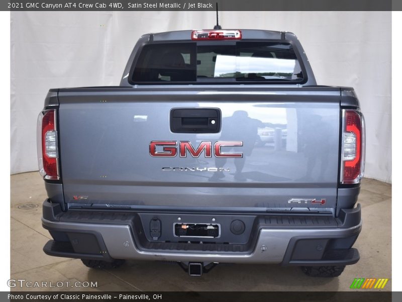 Satin Steel Metallic / Jet Black 2021 GMC Canyon AT4 Crew Cab 4WD