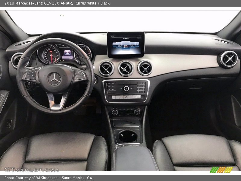 Cirrus White / Black 2018 Mercedes-Benz GLA 250 4Matic
