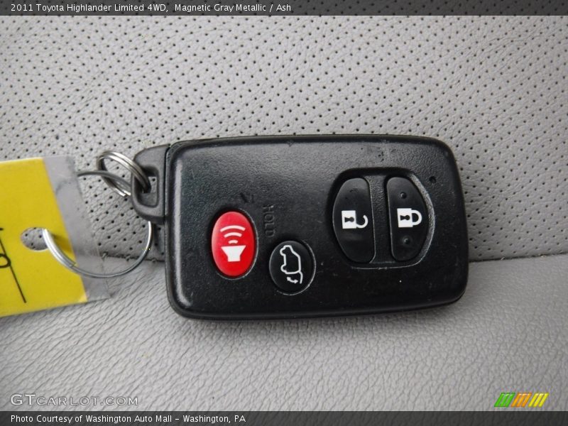 Magnetic Gray Metallic / Ash 2011 Toyota Highlander Limited 4WD
