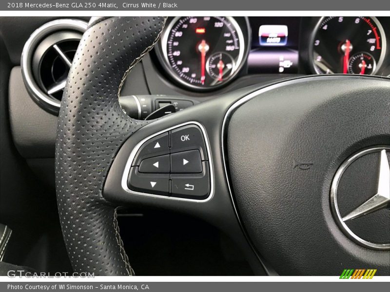 Cirrus White / Black 2018 Mercedes-Benz GLA 250 4Matic