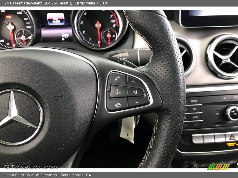 Cirrus White / Black 2018 Mercedes-Benz GLA 250 4Matic