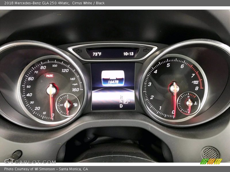 Cirrus White / Black 2018 Mercedes-Benz GLA 250 4Matic