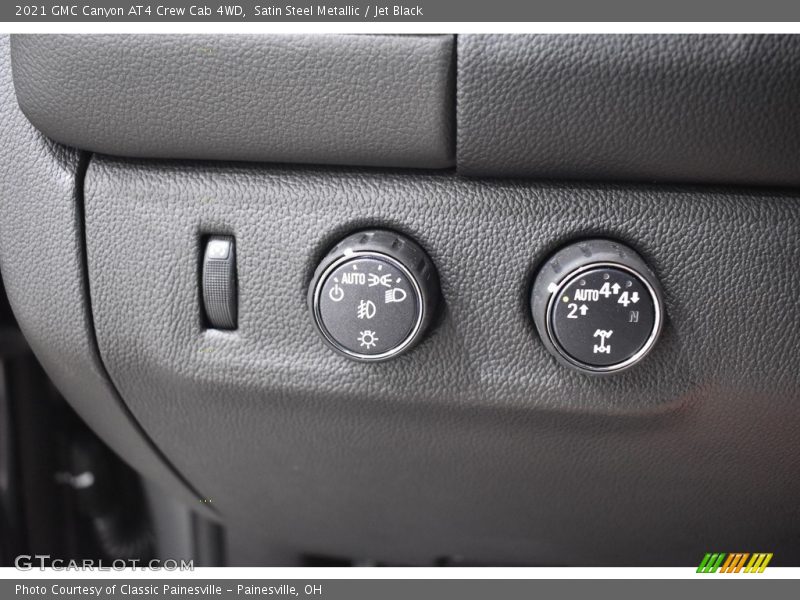 Satin Steel Metallic / Jet Black 2021 GMC Canyon AT4 Crew Cab 4WD