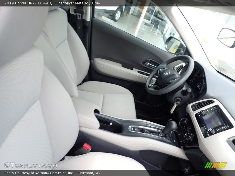Lunar Silver Metallic / Gray 2019 Honda HR-V LX AWD