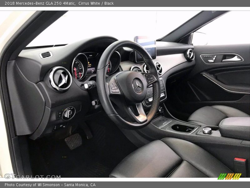 Cirrus White / Black 2018 Mercedes-Benz GLA 250 4Matic