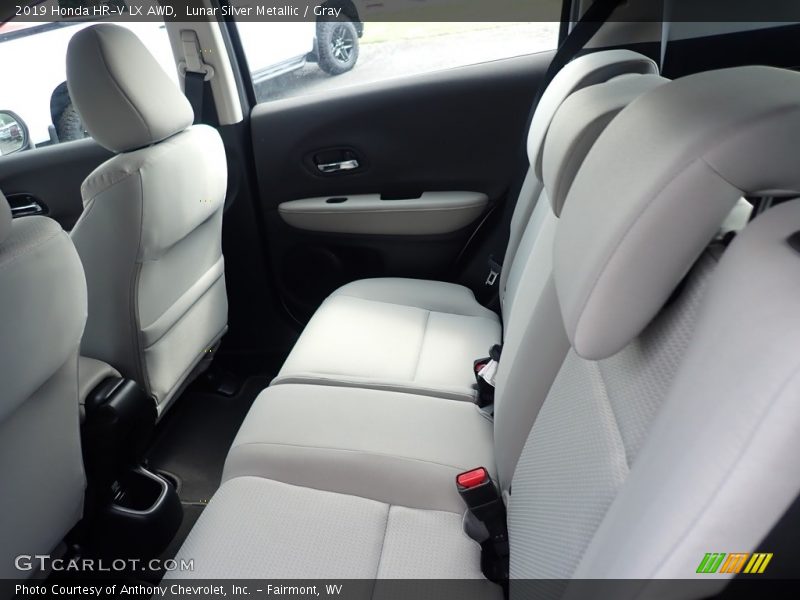 Lunar Silver Metallic / Gray 2019 Honda HR-V LX AWD