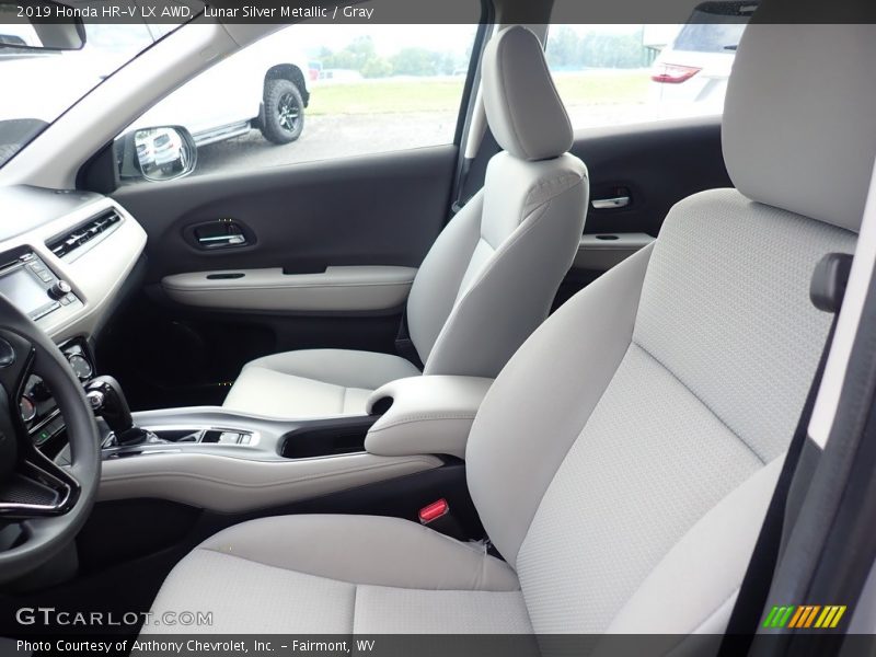 Lunar Silver Metallic / Gray 2019 Honda HR-V LX AWD