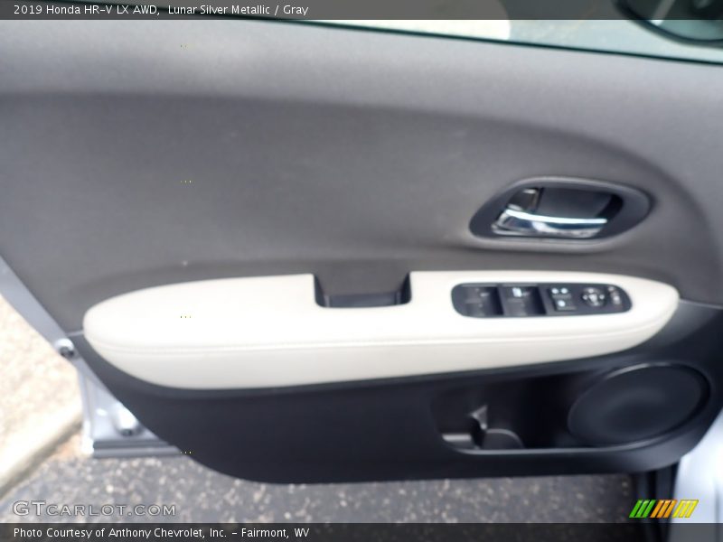 Lunar Silver Metallic / Gray 2019 Honda HR-V LX AWD