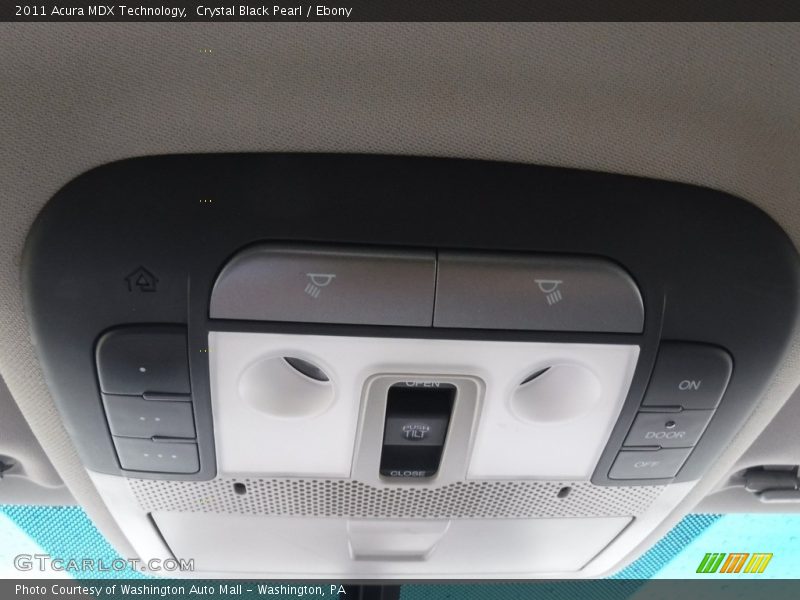 Crystal Black Pearl / Ebony 2011 Acura MDX Technology