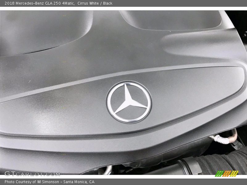 Cirrus White / Black 2018 Mercedes-Benz GLA 250 4Matic