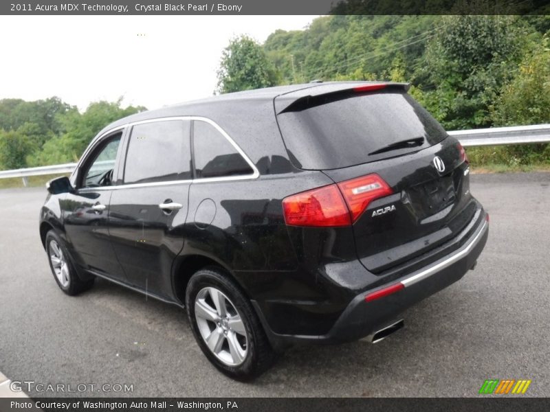 Crystal Black Pearl / Ebony 2011 Acura MDX Technology