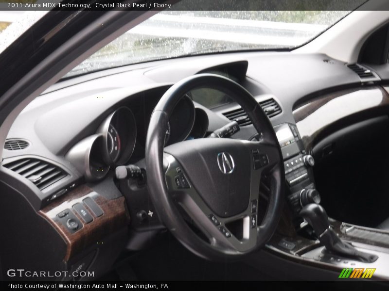 Crystal Black Pearl / Ebony 2011 Acura MDX Technology